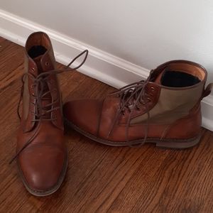 Madden Boilr cap toe lace up boots